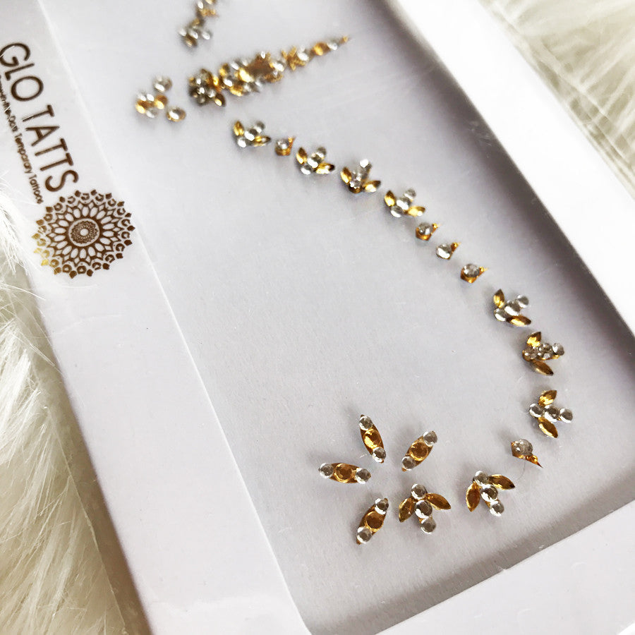 Bindi Face Gem - Vara Gold and Silver dainty