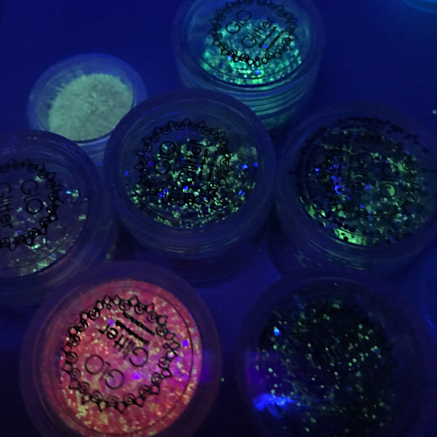 Glow in the Dark Glitter - Mermaid Tail - GLO TATTS