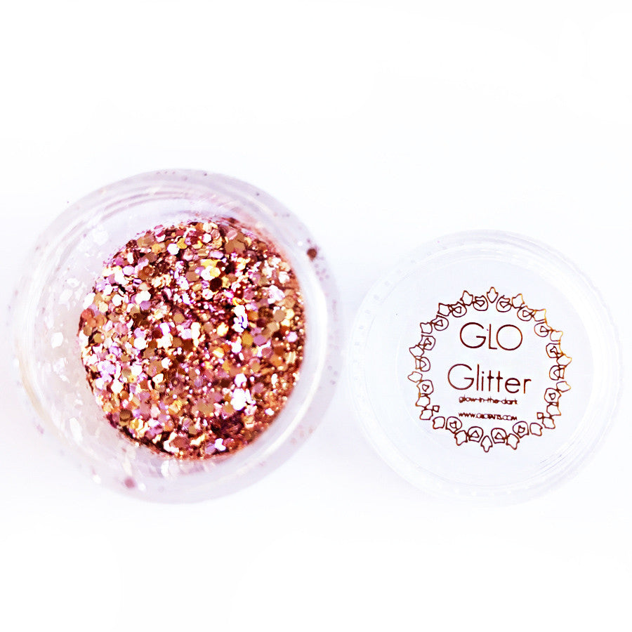 Glow in the Dark Glitter - Peachy Keen - GLO TATTS