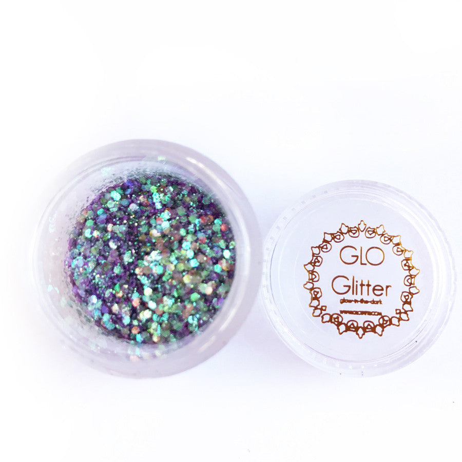 Glow in the Dark Glitter - Mermaid Tail - GLO TATTS