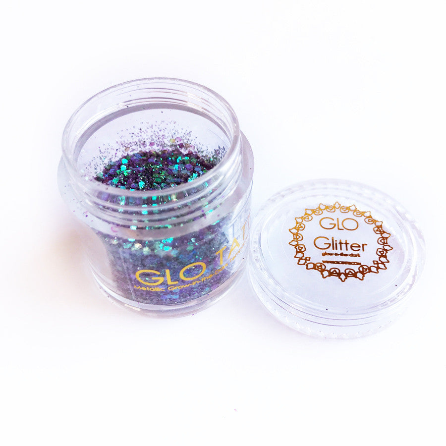 Glow in the Dark Glitter - Mermaid Tail - GLO TATTS