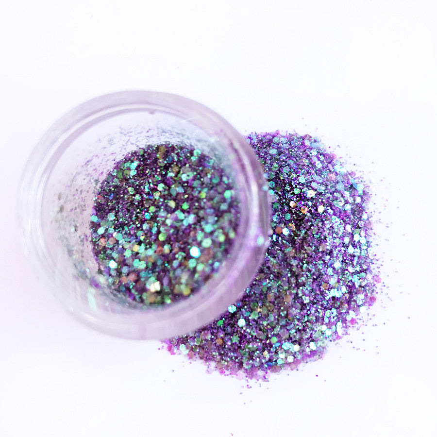 Glow in the Dark Glitter - Mermaid Tail - GLO TATTS