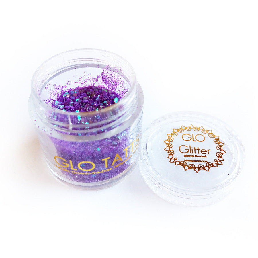 Glow in the Dark Glitter - Purple Haze - GLO TATTS