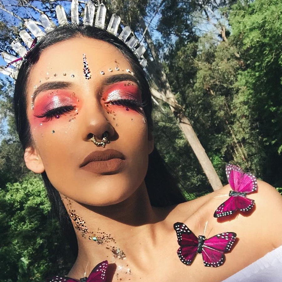 Glow in the Dark Glitter - Peachy Keen - GLO TATTS