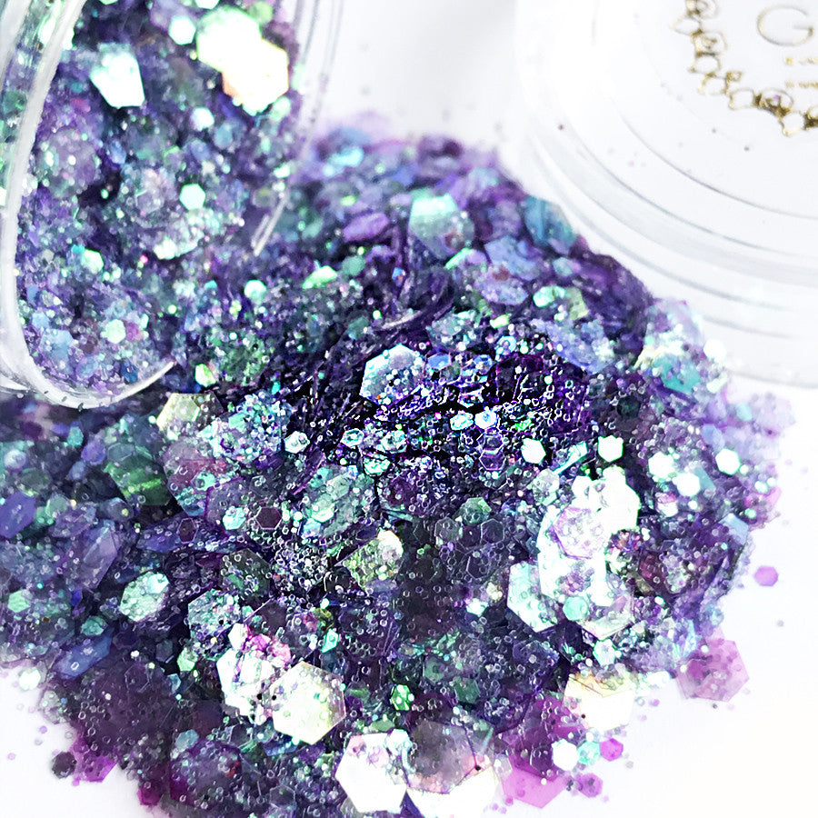 Glow in the Dark Glitter - Mermaid Tail - GLO TATTS