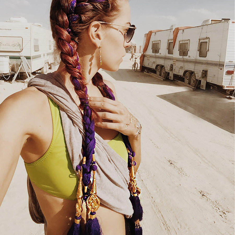 GLO Paranda - Indian Hair Braid Purple - GLO TATTS
- 3