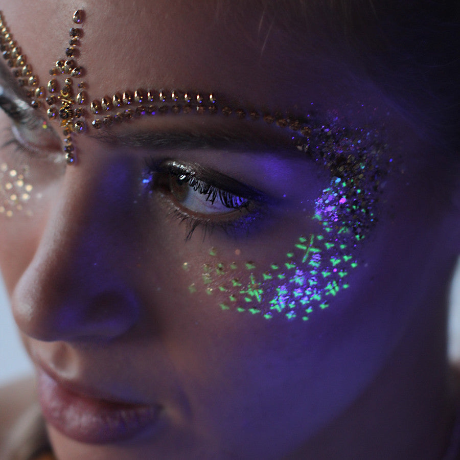 GLO TATTS® SPLENDOUR Metallic Glow Temporary Tattoos