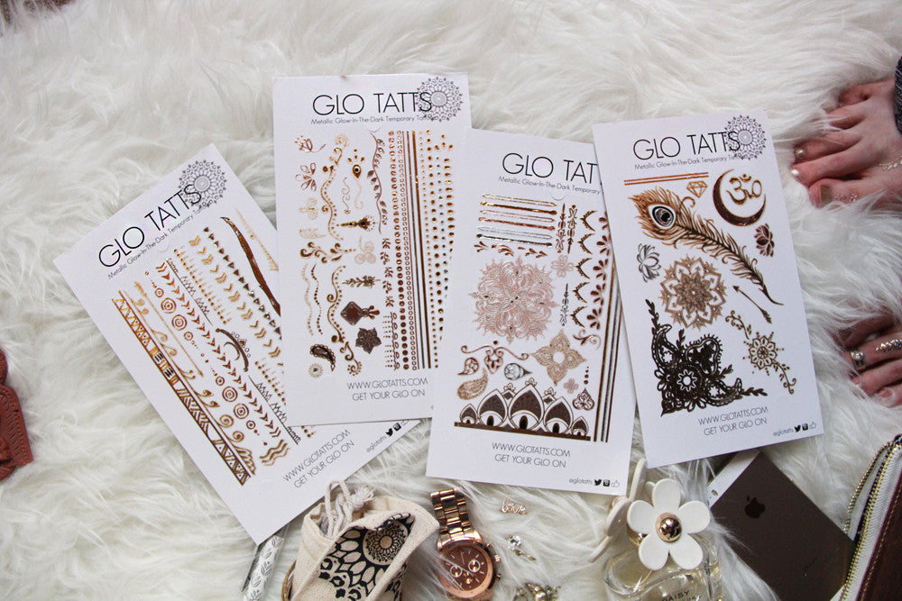GLO TATTS - How to apply your tatts