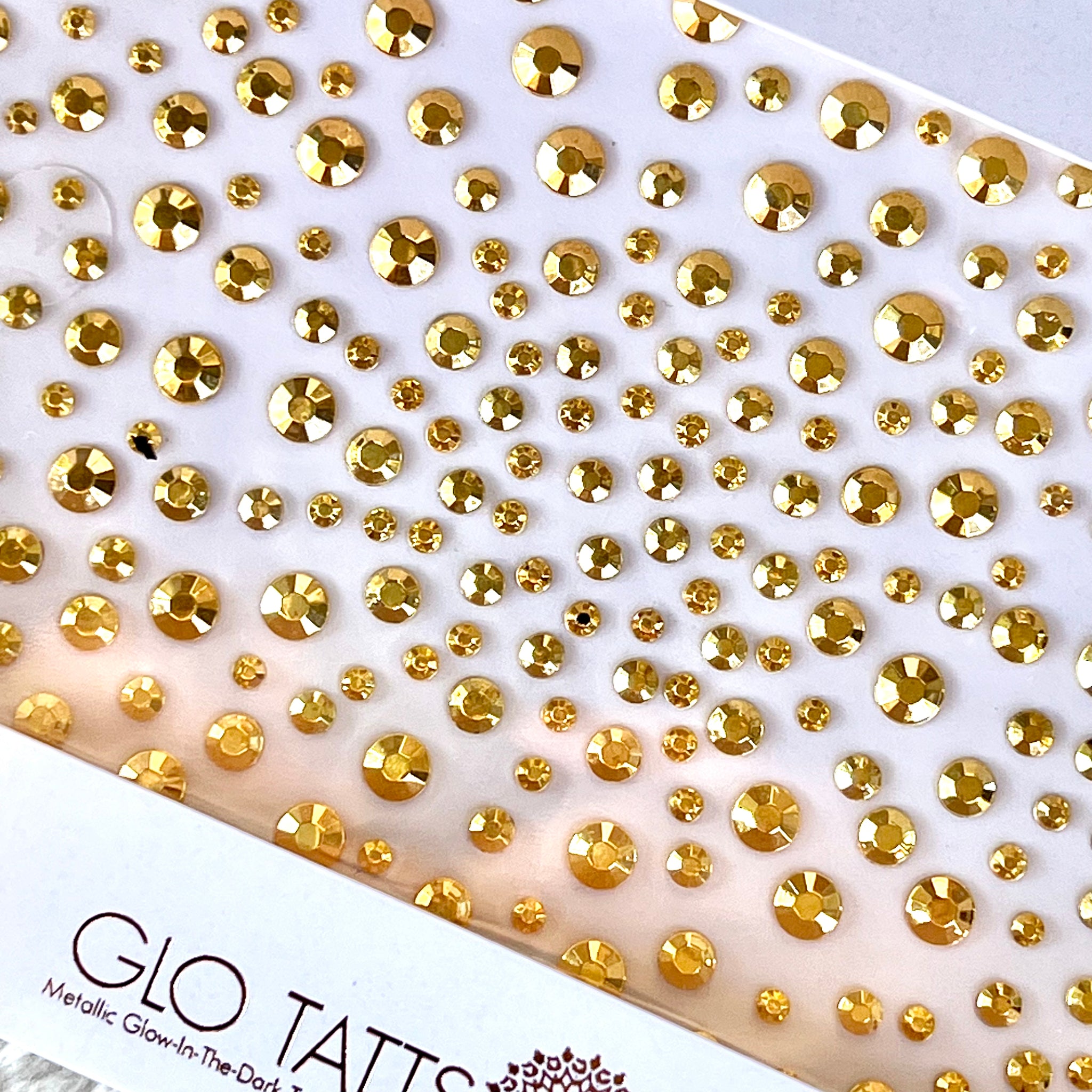 Face Gems - Gold Drip – GLO TATTS