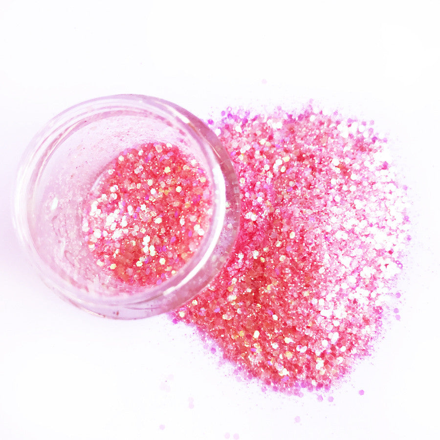 Glow in the Dark Glitter - Baby Pink - GLO TATTS