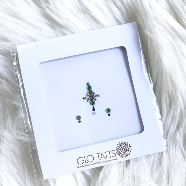 Zara Green Gems - GLO Bindi - GLO TATTS