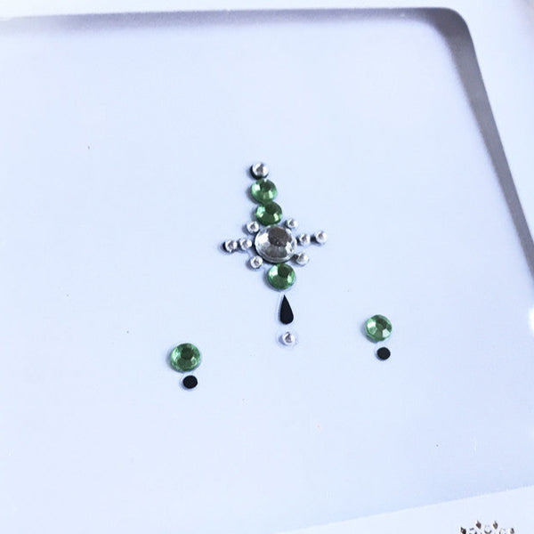Zara Green Gems - GLO Bindi - GLO TATTS