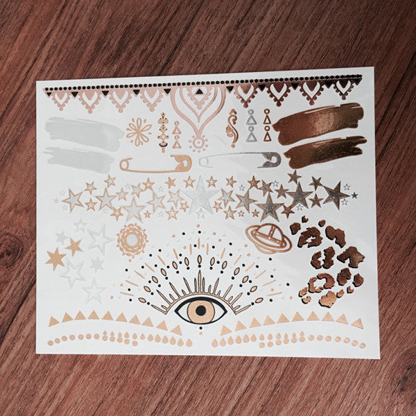 Exclusive Hanna Beth X GLO TATTS® Metallic Tattoos - BONUS sheet - GLO TATTS
 - 6