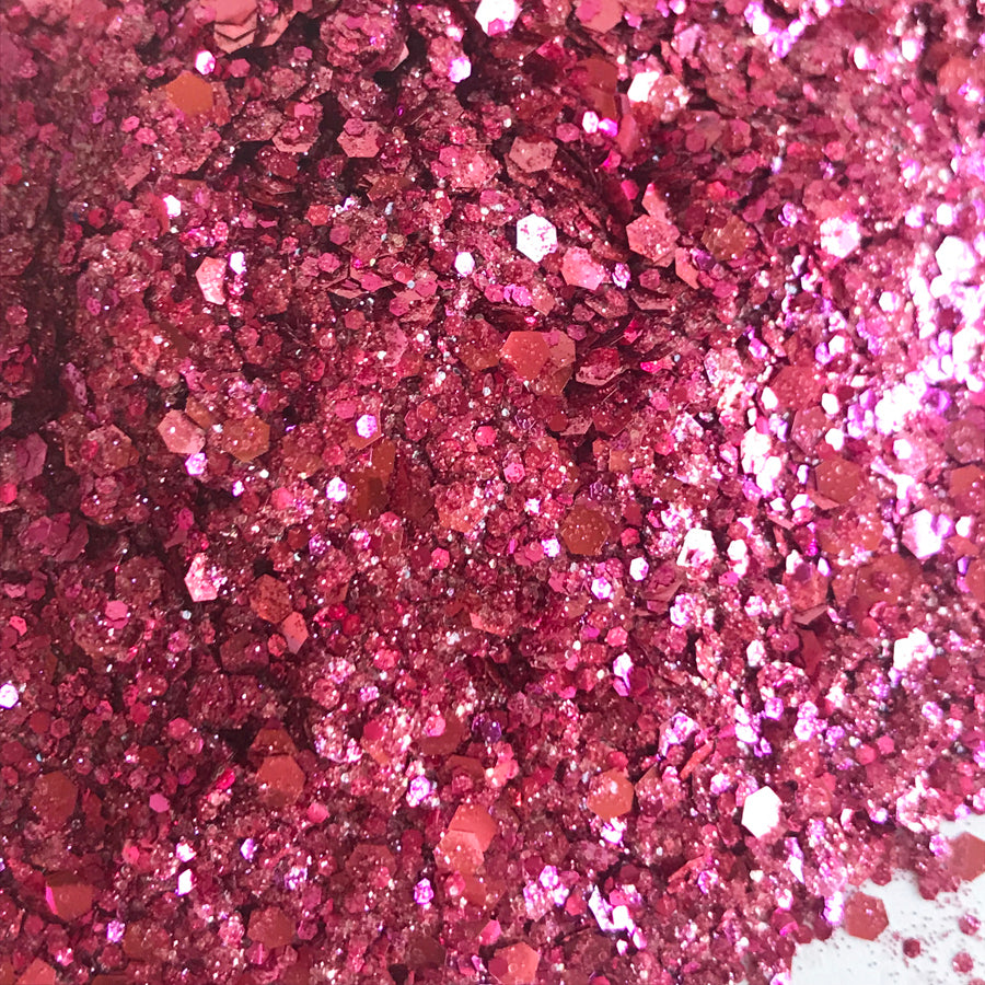 BIO GLO® - Biodegradable Glitter - Yass Qween Pink